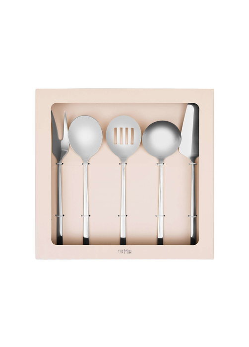 Hermia Set de Servicio de Acero Inoxidable de 5 Piezas CKB0253 en Plateado